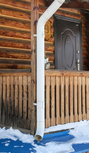 Porch Downspout Installation in Gaffney